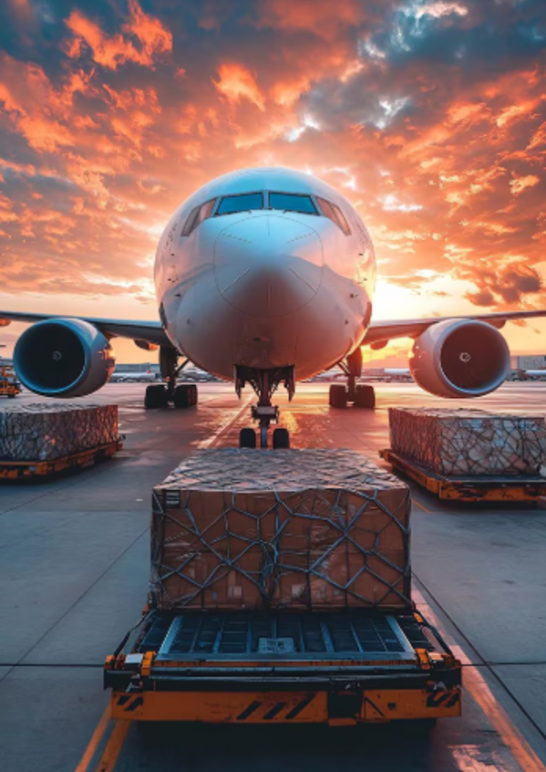 Air freight aircraft and cargo shipment